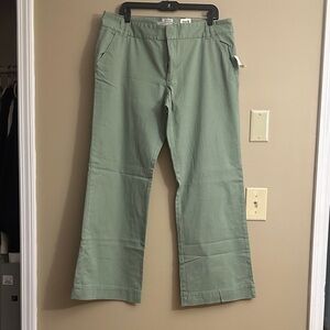 Old Navy Green Wide Leg Pants